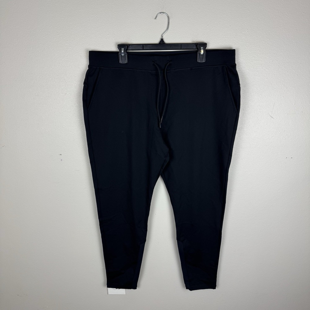 Greyson Men's Joggers Pants Black XL Athletic Stretch Elastic Waist Drawstring